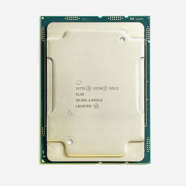 【送料無料】Intel Xeon Gold 6138 SR3B5 FCLGA3647