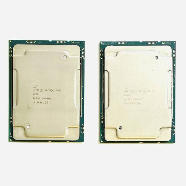 【二個セット】Intel Xeon Gold 6138 SR3B5 FCLGA3647