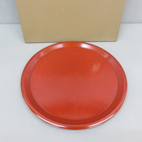 美品】「母」 後藤塗 懐石膳 四方膳 尺2寸 5枚揃い （527C①