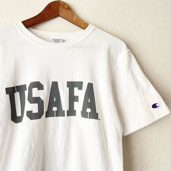 BEAMS 別注★ビームス×チャンピオン USAFA リバースウィーブ リフレクター Tシャツ M★REVERSE WEAVE ヘビーウェイト アメリカ空軍 US