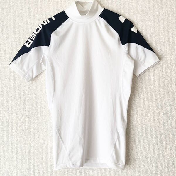 美品★アンダーアーマー コンプレッションシャツ 半袖 ヒートギア Tシャツ UNDER ARMOUR 白 黒 ホワイト ブラック 筋トレ トレーニング