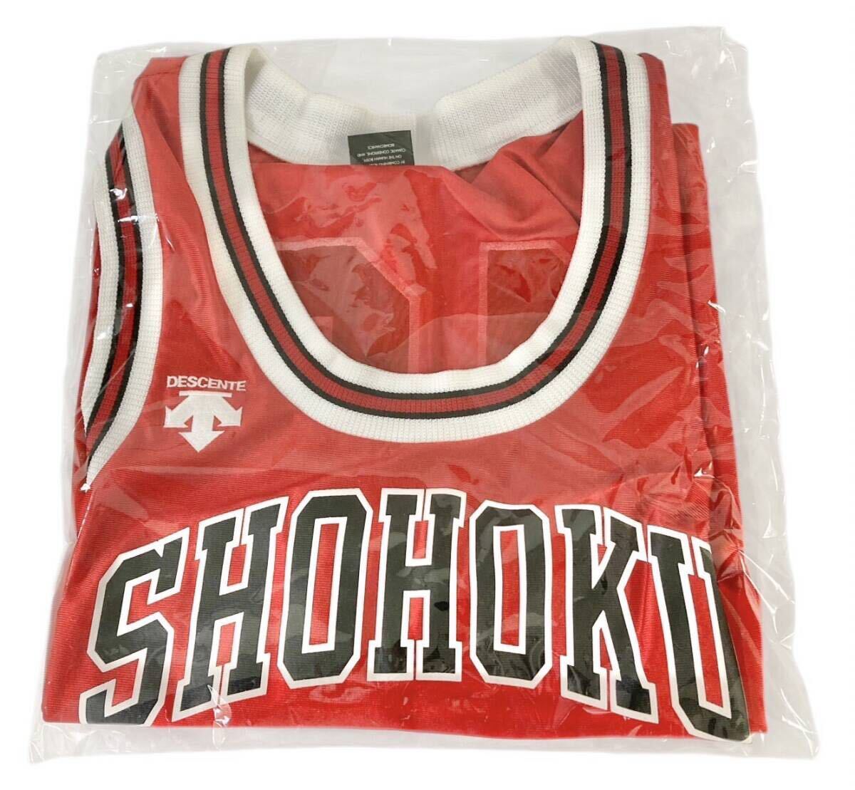 スラムダンク　桜木花道　ユニフォーム　デサント製　新品未使用タグ付き スラムダンク SLAM DUNK 湘北 デサント製 ユニフォーム 桜木花道