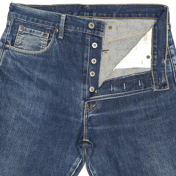Levi'sリーバイス702XXヴィンテージ復刻デニムパンツ日本製セルビッジ赤耳ビッグEエイジング90sヒゲ702-XXジーンズ90年代BigEフェード