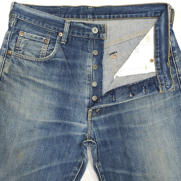 Levi'sリーバイス503B-XXデニムパンツ日本製ヴィンテージ復刻セルビッジ赤耳ビッグEヒゲ503BXXジーンズ90年代ハチノスBigEエイジング90s