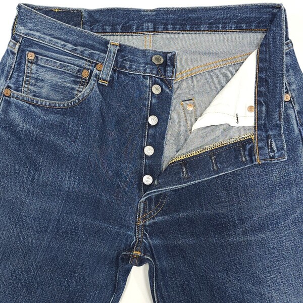 USA製バレンシアLevi'sリーバイス501XXヴィンテージ復刻セルビッジ赤耳ヒゲ501-0003ビッグEデニムパンツBigEジーンズ00sフェードエイジング