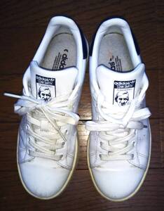 即決・送料込み★adidas アディダス★良品・本革スニーカー STAN SMITH スタンスミス M20325★白x黒 US5(23cm)
