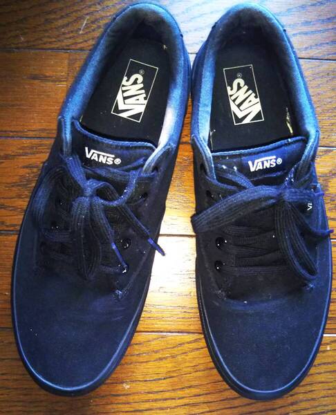即決・送料込み★VANS バンズ★キャンバス ローカットスニーカー V203 ウィンストン 555399-0003★黒 US8H(26.5cm)