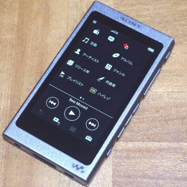 ソニー!ウォークマン!NW-A35/人気のチャコールブラック/16GB/フルデジタルアンプS-Master HX/microSD/ハイレゾ/動作確認済/SONY/Walkman