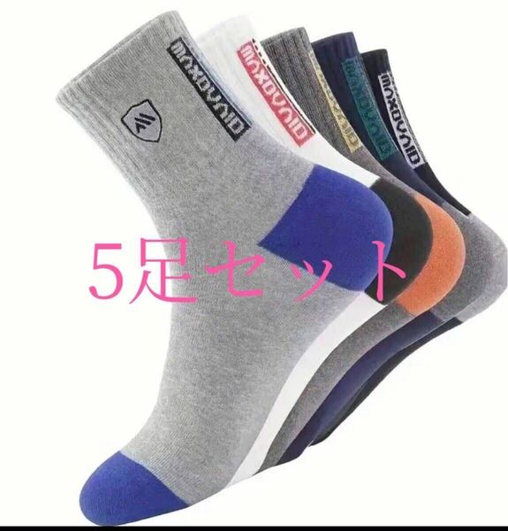 5足セット 男性の靴下