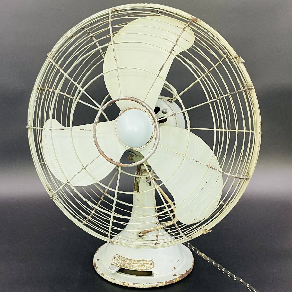 ヴィンテージ鉄製ナショナル扇風機 Yahoo!オークション -「昭和レトロ扇風機ナショナル」の落札相場