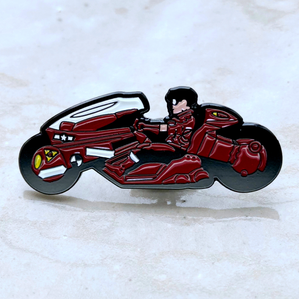 金田のバイク① AKIRA アキラ 疾走 大友克洋◆ピンバッジ ピンズ バッチ ブローチ◆漫画 アニメ