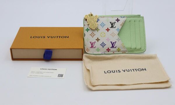 ルイヴィトン/LOUIS VUITTON/村上隆 LV × TM/モノグラムアンプラント/マルチカラー/カードケース/ポルト カルト・ロミー/M13800