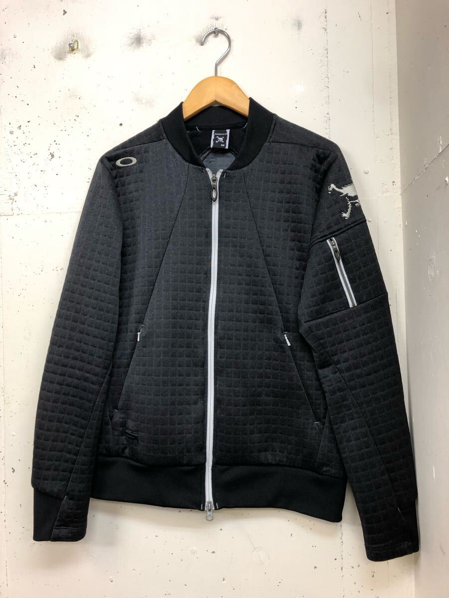 美品　OAKLEY SKULL オークリー　中綿入りジップジャケット OAKLEY オークリー Skull Merged Sweater Jacket ハイブリッド