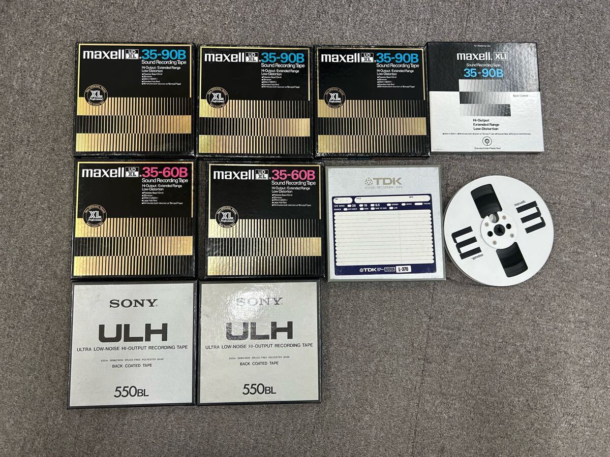 オープンリールテープ 10本セット maxell 35-90 sony Yahoo!オークション -「maxell 35-90」の落札相場・落札価格