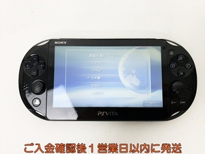 【1円】PSVITA 本体 ブラック SONY Playstation Vita PCH-2000 初期化/動作確認済 E08-786rm/F3
