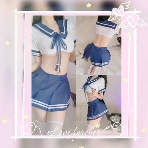【新品】セーラー服 上下セット コスプレ衣装 女子高生