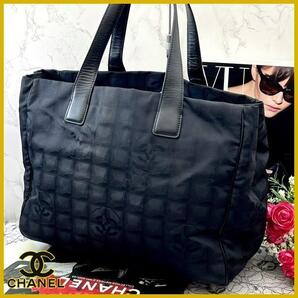 ★美品★ CHANEL シャネル ニュートラベルライン トートバッグ MM