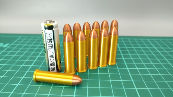 .357 Magnum 弾風 ダミーカート 12個セット【送料無料】(検) .357 S&W マグナム 9x33mmR コルト パイソン リボルバー 3