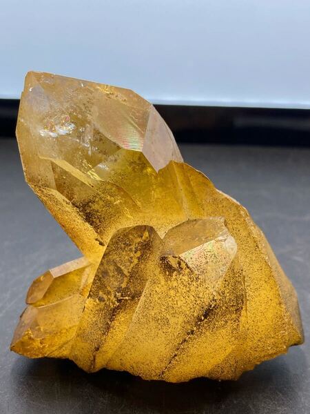 【綺麗な黄色 ゴールデンヒーラー】パキスタン スカルド産 ヒマラヤ水晶 約126g 0603