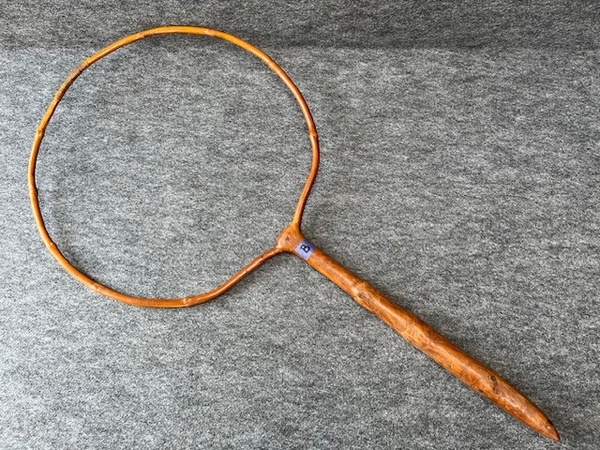 <送料込>ハンドメイド B 鮎タモ 約40㎝ 天然木 手作り タモ枠 タモ網 鮎釣り ヘラブナ 渓流釣り 友釣り ドブ釣り 鮎ダモ アユ 釣具