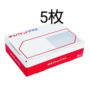 ★国内匿配★5枚 ゆうパケットプラス 専用箱 ボックス 平たい状態で発送