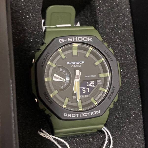 CASIO カシオ 腕時計 G-SHOCK GA-2110SU-3AJF メンズ カーキ グリーン