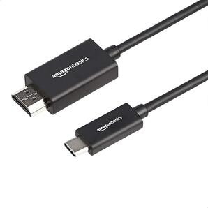 Amazonベーシック USB-C-HDMIケーブルアダプタ プレミアムアルミニ