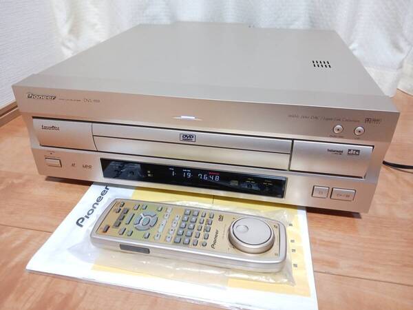 パイオニア DVD/LDプレーヤー DVL-919 リモコン取説付2003年製 美品