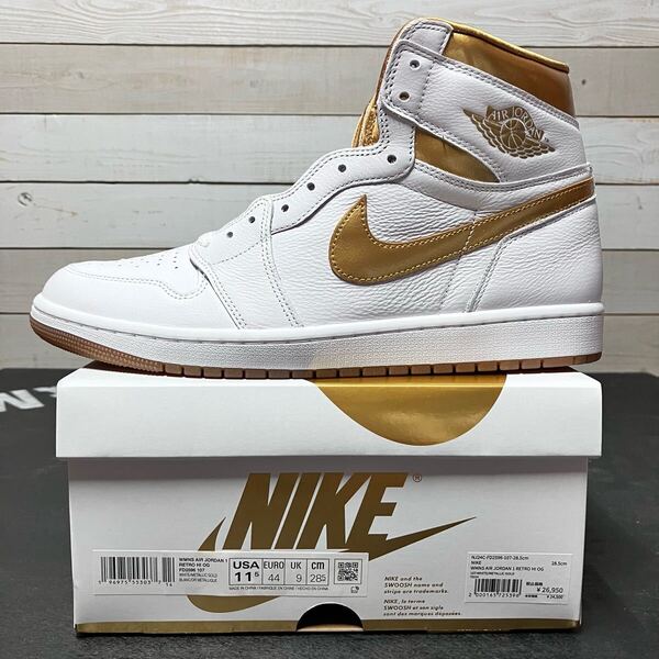 メンズ 28cm W NIKE AIR JORDAN 1 RETRO HI OG FD2596-107 ナイキ エア ジョーダン ワン レトロ ハイカット オリジナル