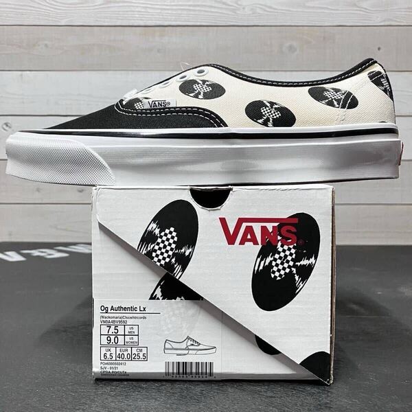 25.5cm VANS VAULT OG AUTHENTIC LX WACKO MARIA VN0A4BV9592 バンズ ヴァンズ オリジナル オーセンティック ワコマリア WACKOMARIA