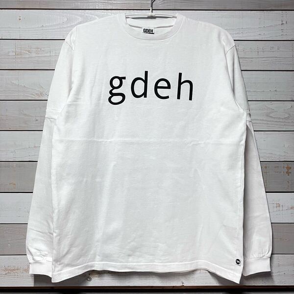 SIZE L GOODENOUGH GDEH GE 2002 WHITE LONG SLEEVE TEE SHIRT グッドイナフ ロンT ホワイト