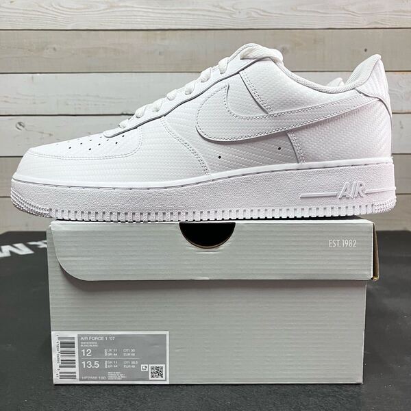 30cm NIKE AIR FORCE 1 LOW ‘07 HF2886-100 ナイキ エア フォース ワン ローカット ホワイト WHITE
