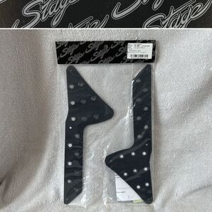 STAGE ステージ アルミステップボード ブラックアルマイト バーリングタイプ SUZUKI アドレスV125 品番51-20010 新品 A40825-2