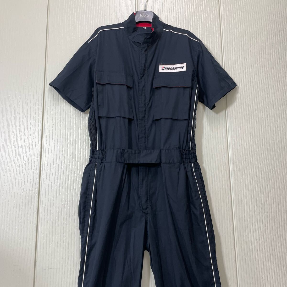 BRIDGESTONE つなぎ ネイビー 長袖1枚半袖2枚Lサイズ中古3枚セット Yahoo!オークション -「ブリヂストン つなぎ」の落札相場・落札価格