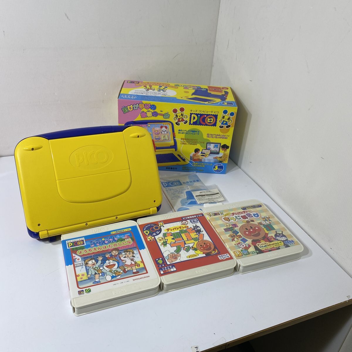 ピコ 本体とソフト10本 説明書付き Yahoo!オークション -「セガ pico」(キッズコンピュータ) (電子