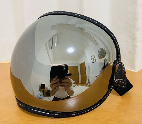 送料無料! 24時間以内発送! ゴーグル バブルシールド シルバー 500TX スーパーマグナム 等によく似合います!