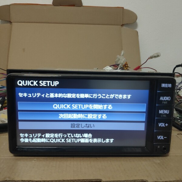 トヨタ 純正 ナビ NSCN-W68 2024年度 秋版 最新地図 CD Bluetooth AUX SD