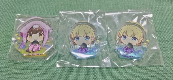 ヘブンバーンズレッド ヘブバン ミニアクリルブロックコレクション ミニキャラ浴衣ver. 朝倉可憐 東城つかさ 3点セット