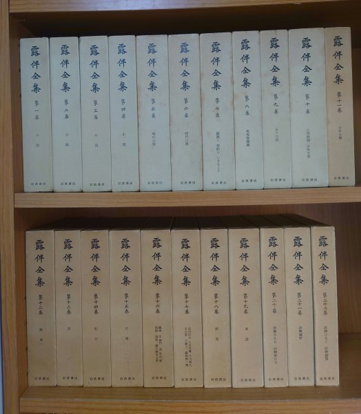 ★条件あり説明一読★露伴全集 全41巻+別巻上下巻+附録 計44冊セット中 1-22巻セット 岩波書店 RO-1 幸田露伴 SC3MR-N