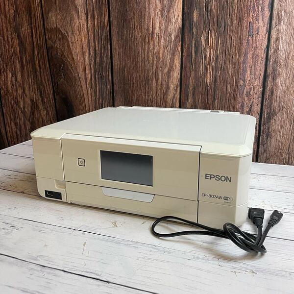 EPSON エプソン インクジェットプリンター EP-807AW 2014年製 ホワイト 白
