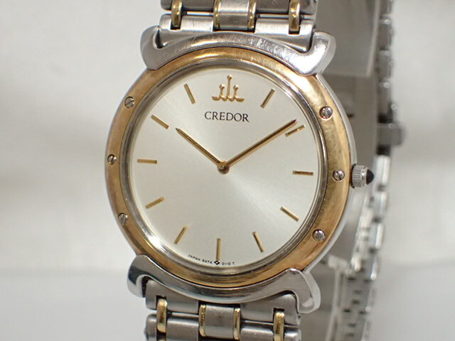 SEIKO CREDOR 18kT【セイコークレドール金無垢】クオーツ電池