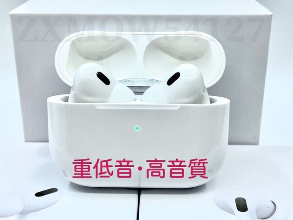 【2025最新型】AirPods Pro第2世代 互換品 高音質 イヤホン TWS 充電ケース付 Pro ワイヤレスイヤホン Android iPhone X SE 11 12 13 14 15