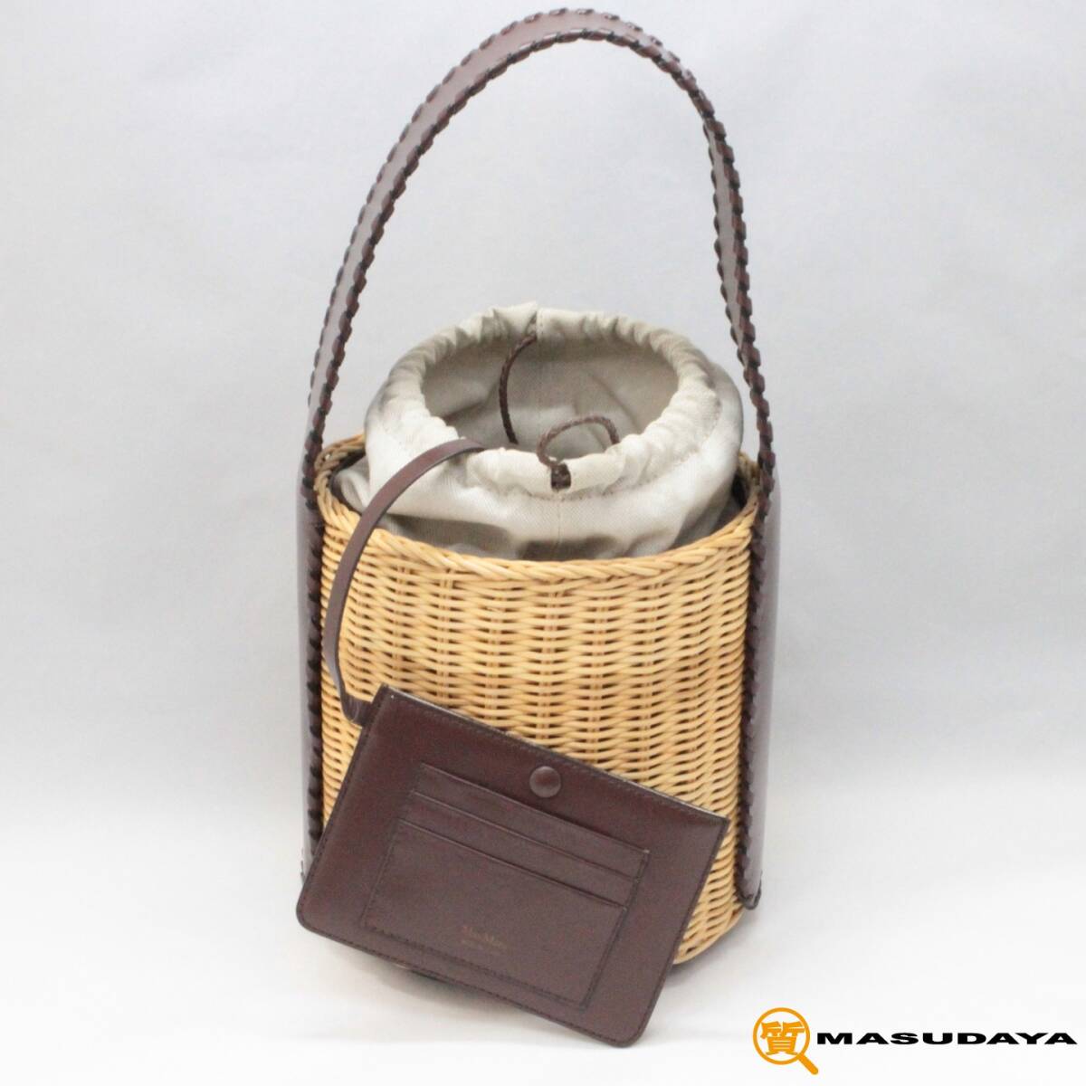◆◇【美品】Max Mara マックスマーラ ラタン バケット かごバック◇◆
