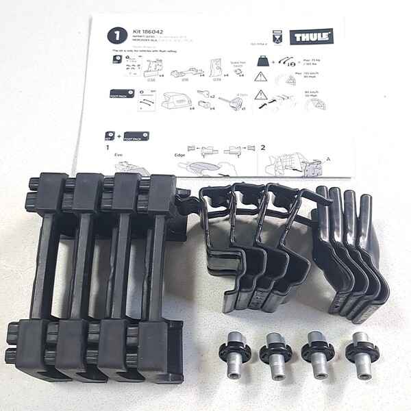 THULE/スーリー 取付キット/Kit 6042/186042 TH7106/TH7206用 メルセデスベンツ GLA 2014年~