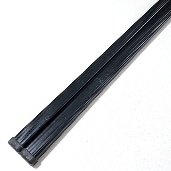 THULE/スーリー スクエアバー 127cm TH7123/7123/TH712300 バーエンドキャップ付き