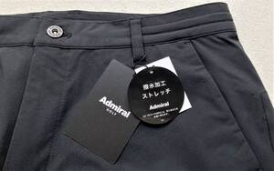 ◆Admiral Golf◆アドミラル◆撥水ストレッチパンツ◆LL◆85~89◆ブラック