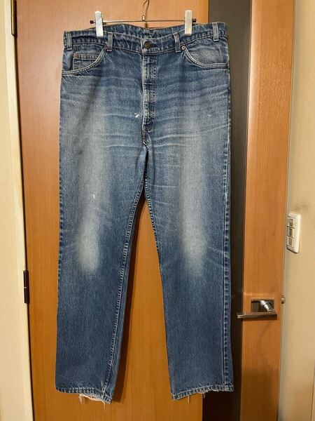 希少 80s『LEVIS』USA製「40509 0215」オレンジタブデニムパンツ リーバイス 80年代 VINTAGE ヴィンテージ アメリカ製 ジーンズ