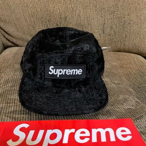 新品 即完売『SUPREME』×『GOOD ENOUGH』25S/S Crushed Rayon Pile Camp Cap シュプリーム グッドイナフ コラボ 裏原 キャップ BOXロゴ