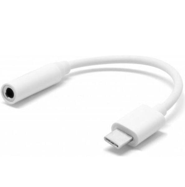 USB-C - 3.5mmジャックアダプター ホワイト 10cm タイプC