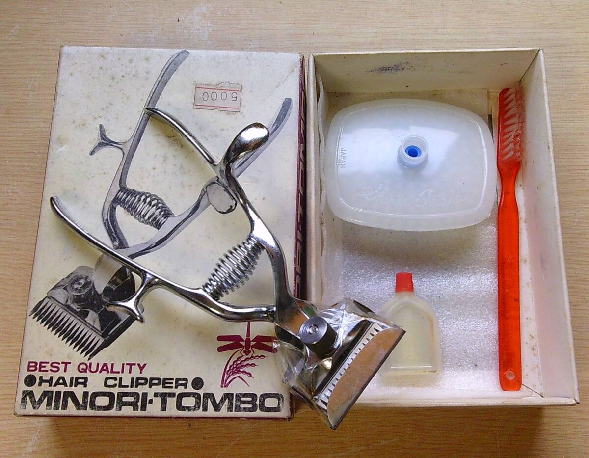 昭和レトロ トンボ印 高級バリカン HAIR CLIPPER 匿名配送